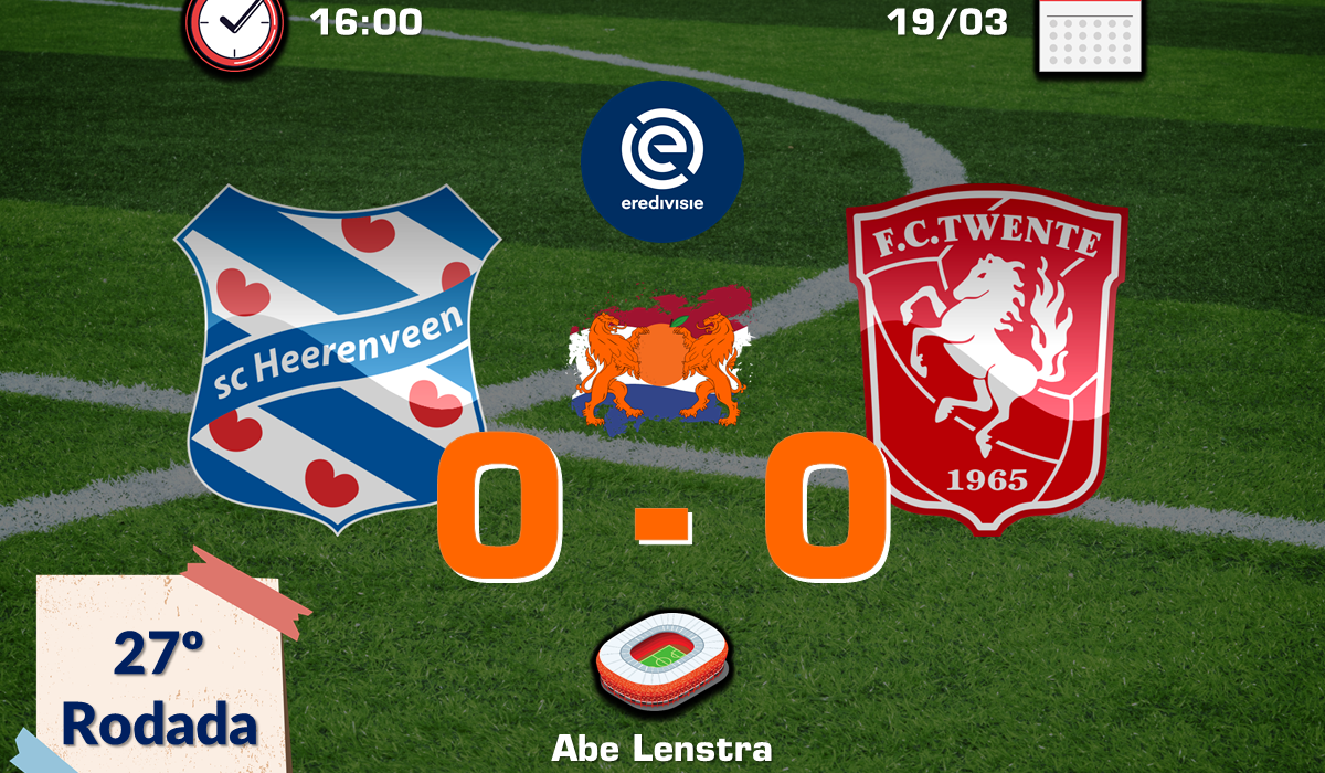 SC Heerenveen 0 x 0 FC Twente