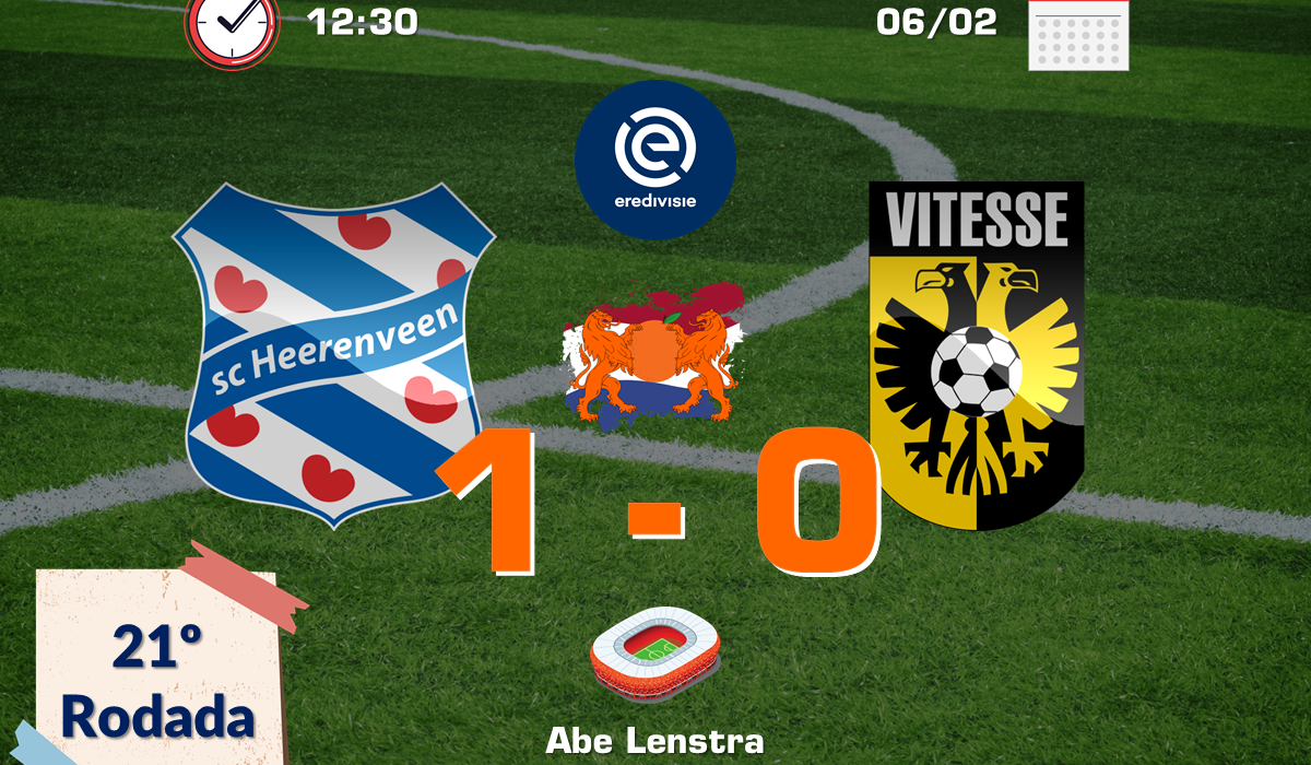 SC Heerenveen 1 x 0 Vitesse - Capa