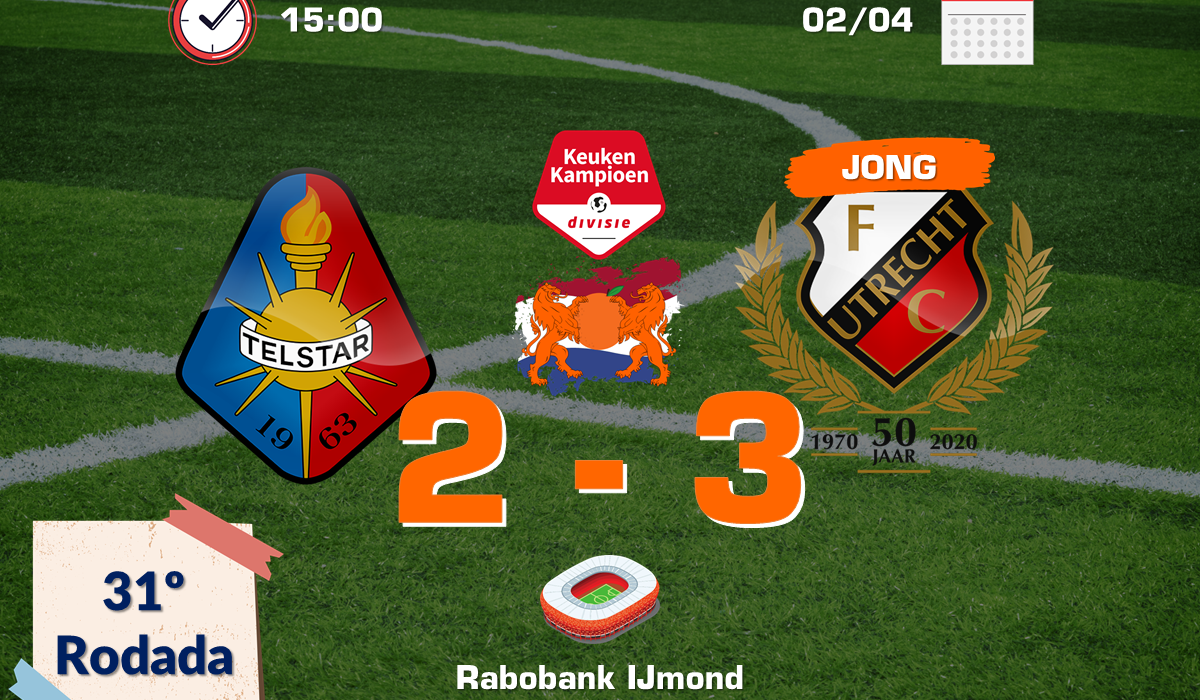 SC Telstar 2 x 3 Jong FC Utrecht