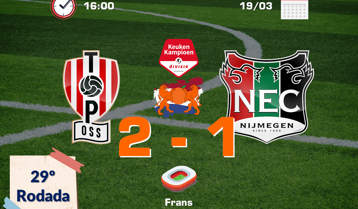 TOP Oss 2 x 1 NEC Nijmegen