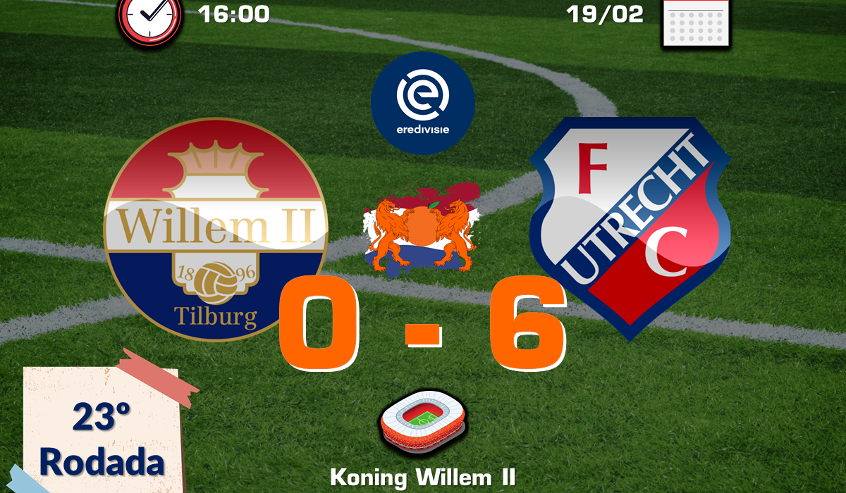 Willem II 0 x 6 FC Utrecht - Capa